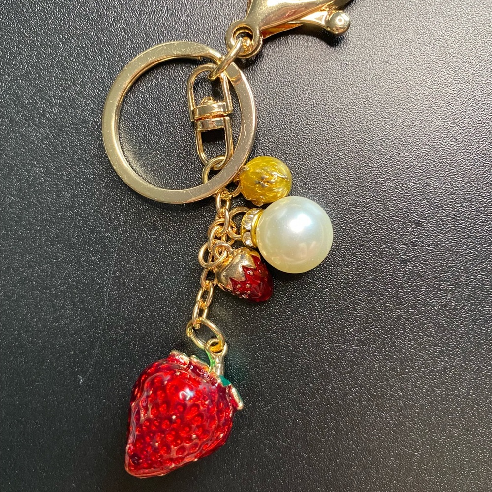 Strawberry keychain